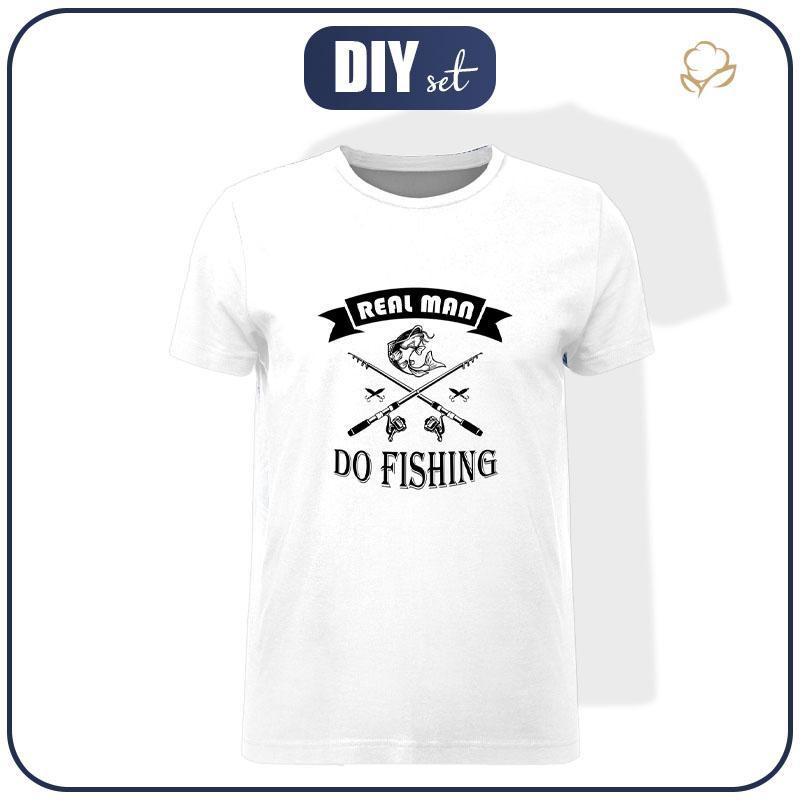 T-SHIRT MĘSKI XL - DO FISHING - single jersey