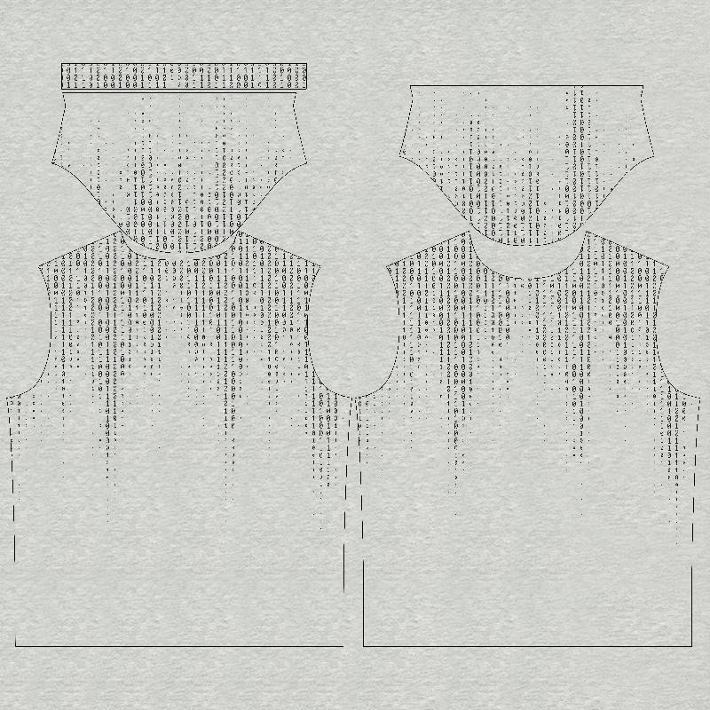 T-SHIRT MĘSKI - KOD BINARNY / M-01 melanż jasnoszary - single jersey