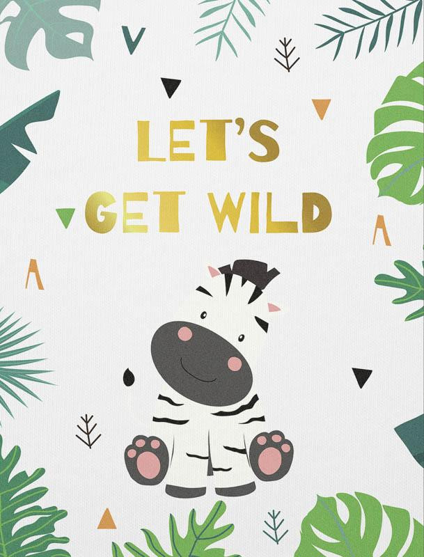 LET'S GET WILD (WILD & FREE) - PANEL SINGLE JERSEY