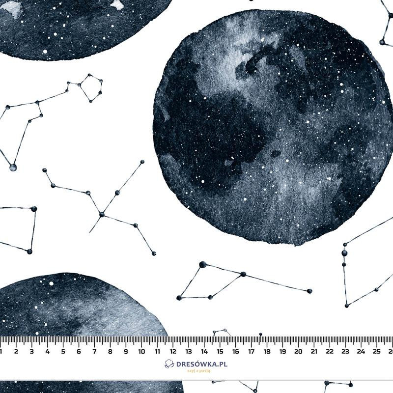 PLANETY I KONSTELACJE (GALAKTYCZNE ZWIERZĘTA) - tkanina bawełniana