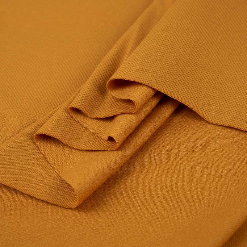 MUSZTARDOWY - Bambus Single Jersey z elastanem 230g