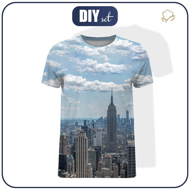 T-SHIRT MĘSKI - NEW YORK - single jersey