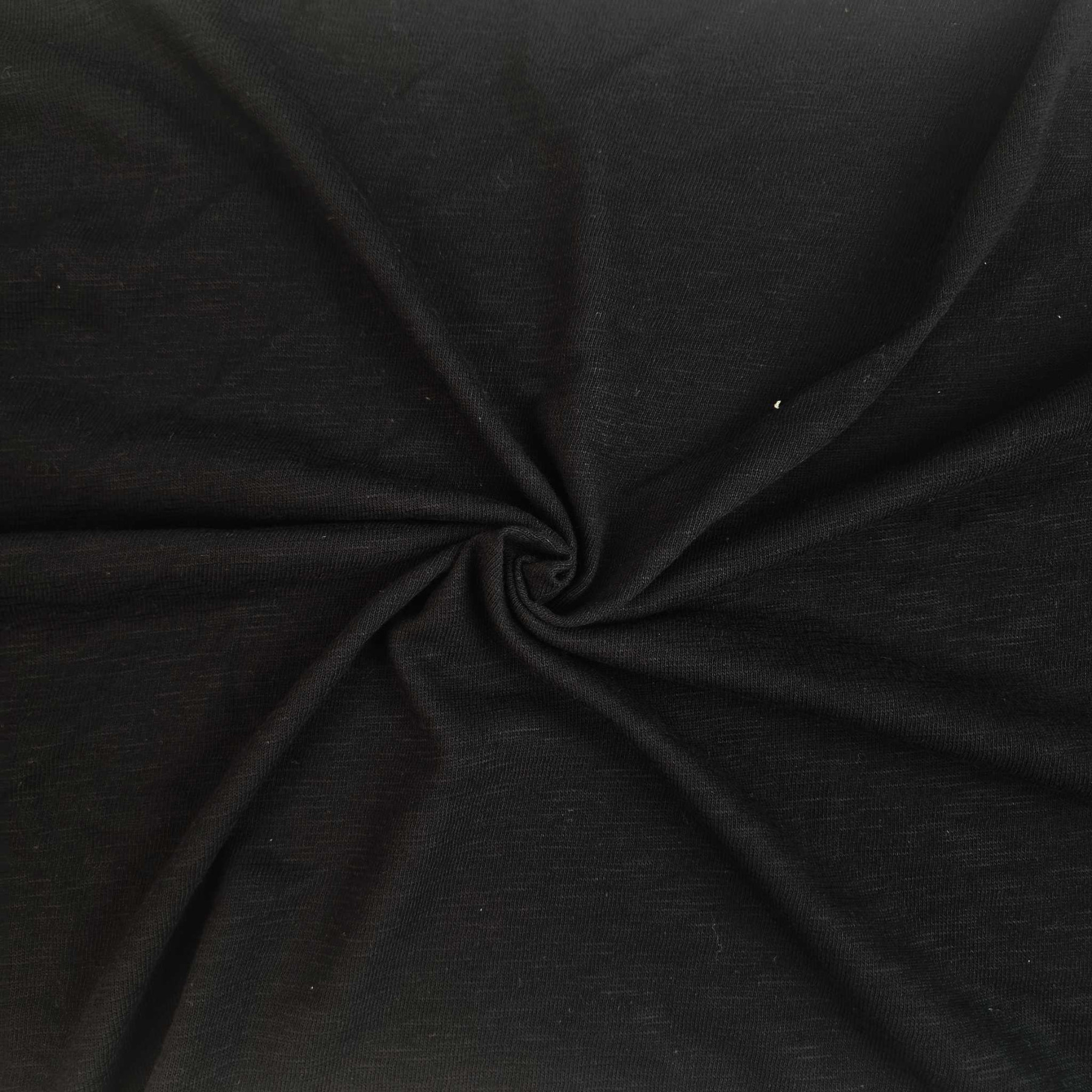PŁOMYK jersey bawełniany - Czarny - 170g