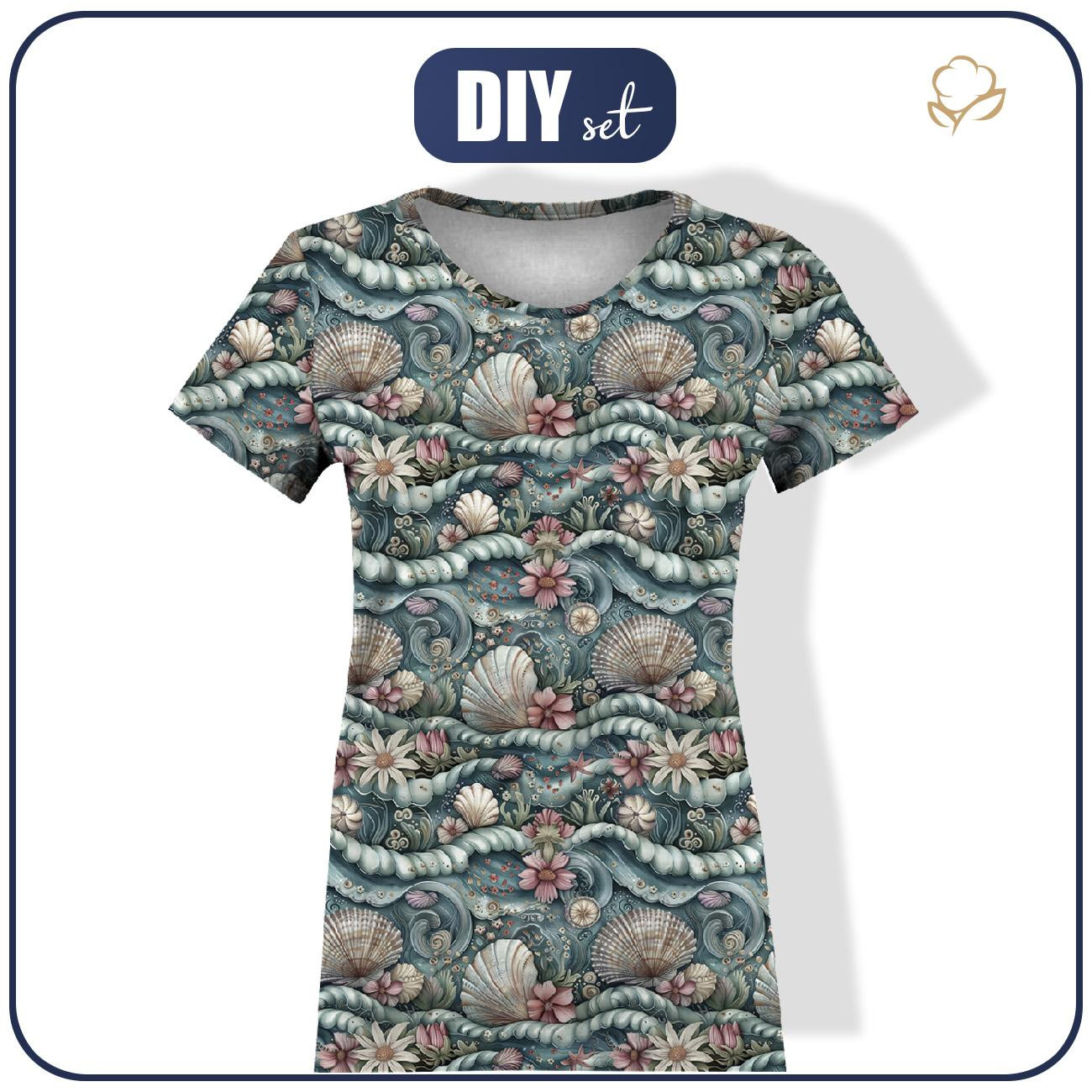 T-SHIRT DAMSKI - SEA WORLD WZ. 1 - zestaw do uszycia