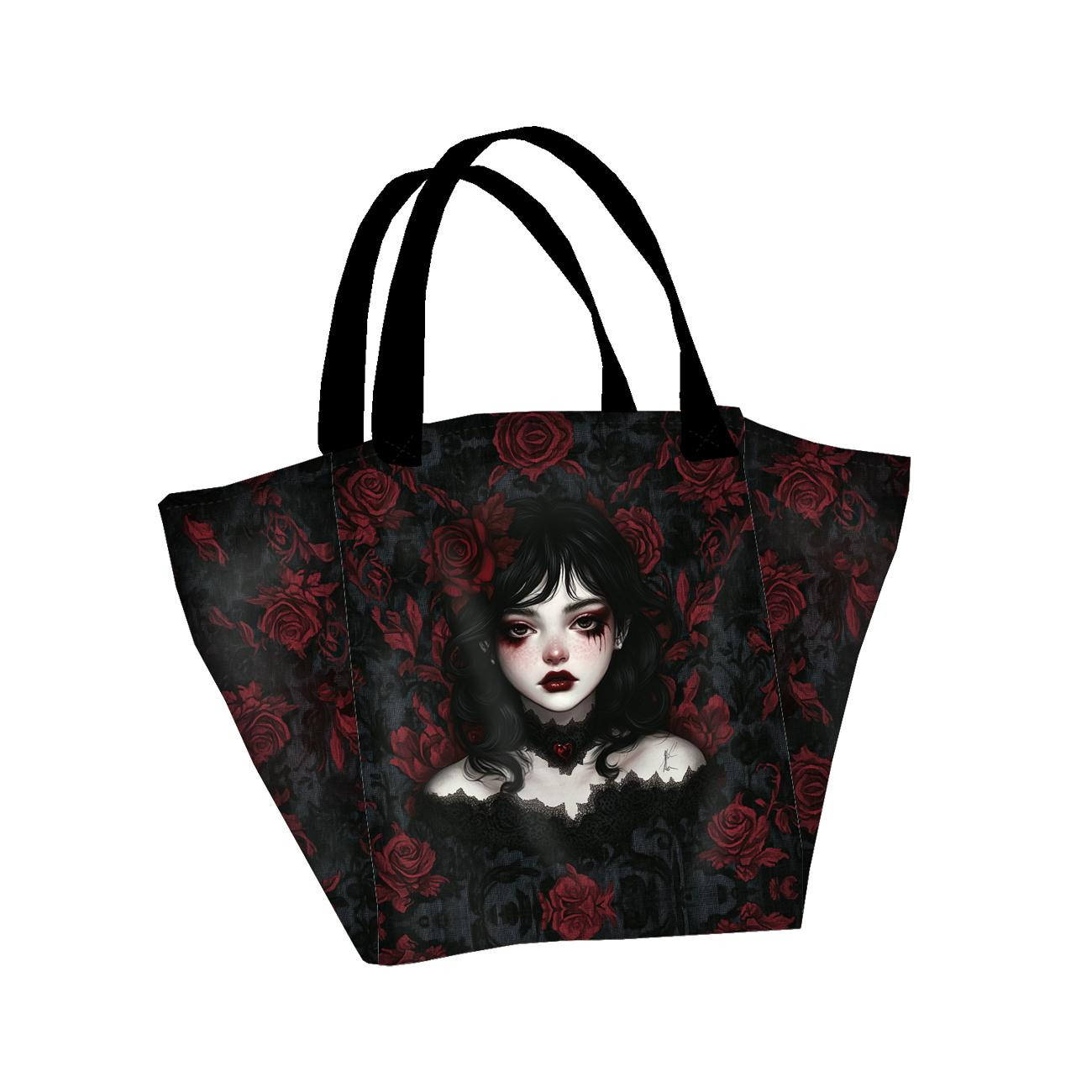 Torba XL z saszetką 2 w 1 - VALENTINE'S DAY / GIRL - zestaw do uszycia
