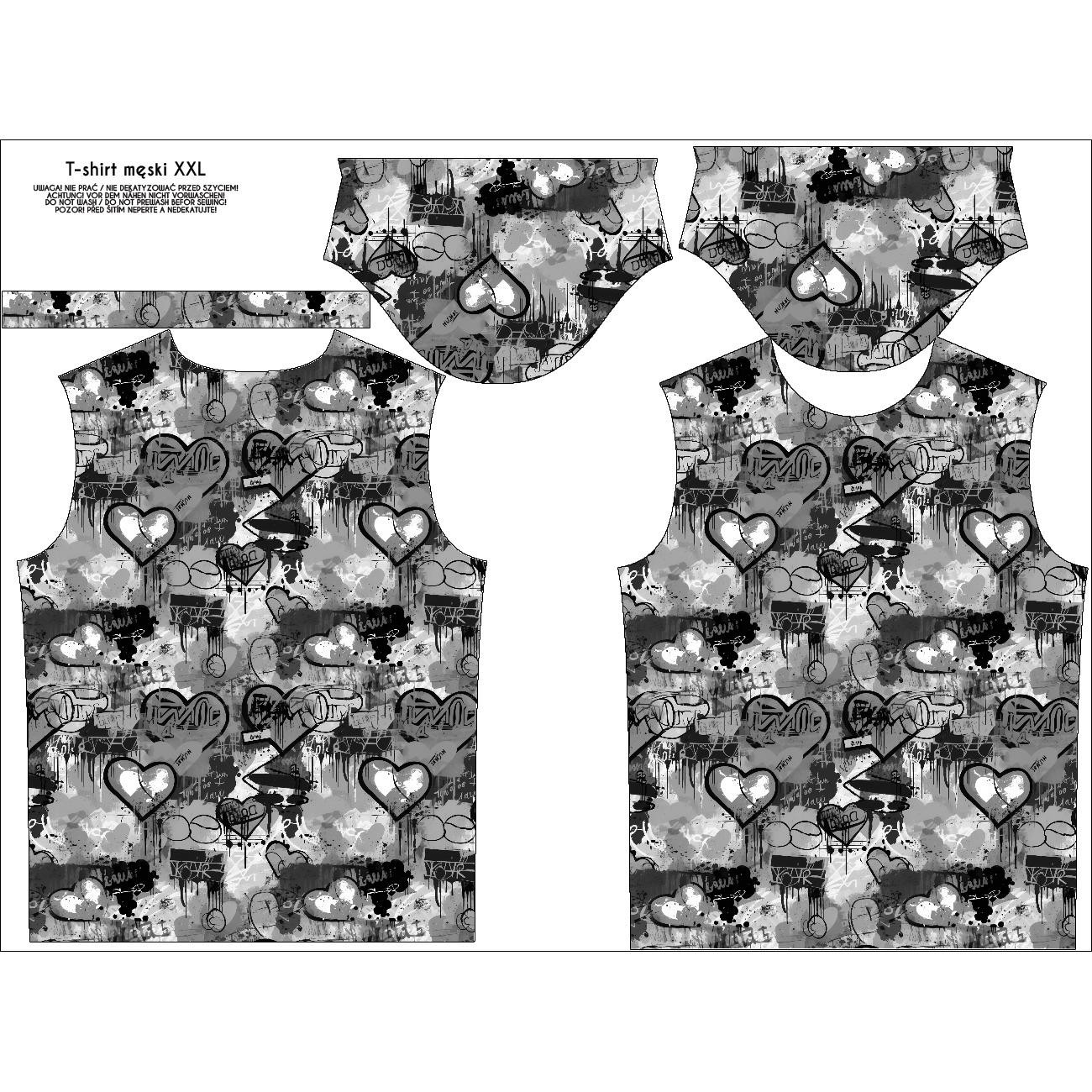 T-SHIRT MĘSKI - VALENTINE'S DAY 15 - single jersey