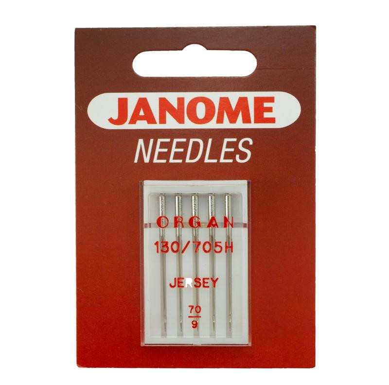 Igły JANOME do dzianin i materiałów elastycznych 5 szt. - 70