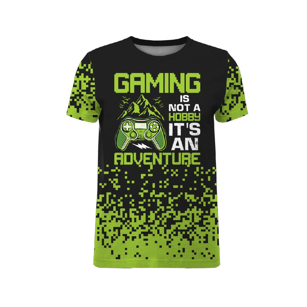 T-SHIRT MĘSKI - GAMING WZ. 2 - zestaw do uszycia