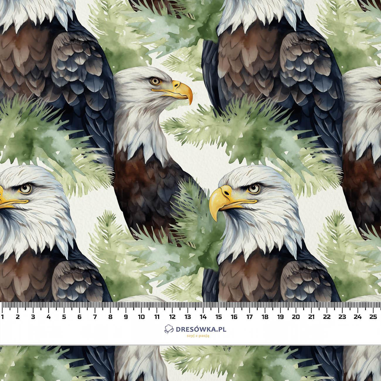 PASTEL BALD EAGLE- Welur tapicerski