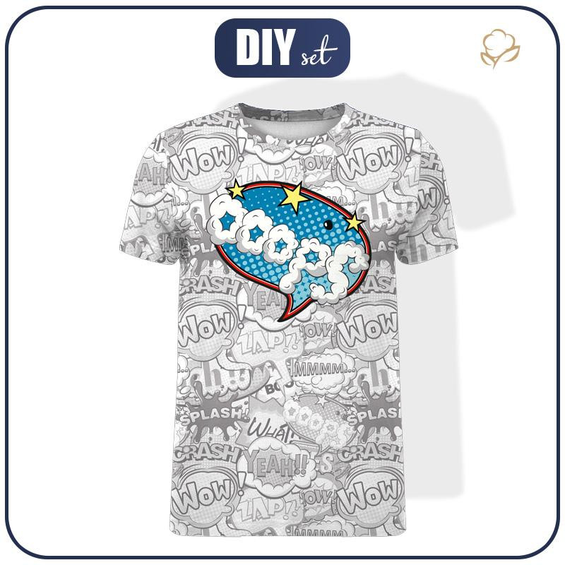 T-SHIRT MĘSKI - KOMIKS / ooops  - single jersey