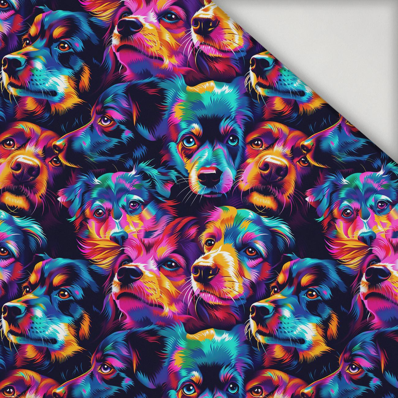 COLORFUL DOGS - lycra 300g