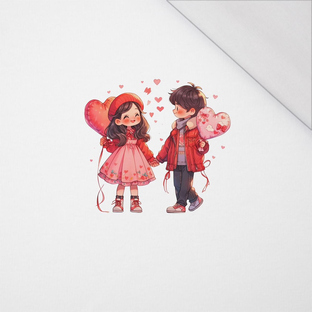 ANIME COUPLE WZ. 2 - PANEL (60cm x 50cm) SINGLE JERSEY