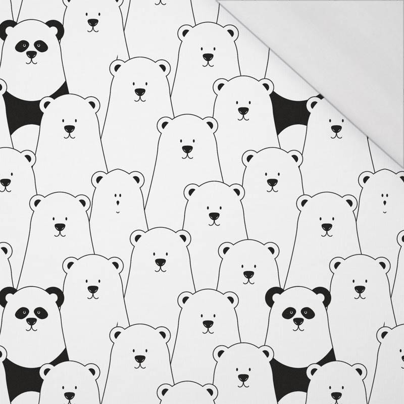 FINDING PANDA - single jersey z elastanem 