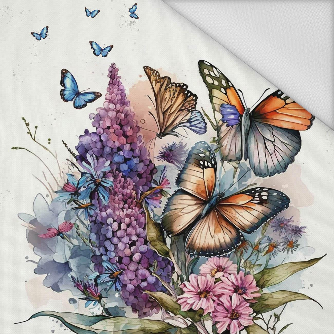 BEAUTIFUL BUTTERFLY WZ. 1 - PANEL (60cm x 50cm) tkanina wodoodporna