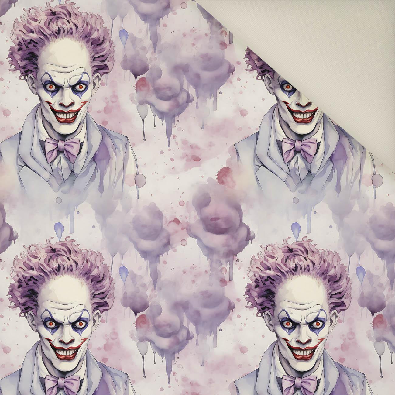 PASTEL HORROR CLOWN WZ. 1- Welur tapicerski