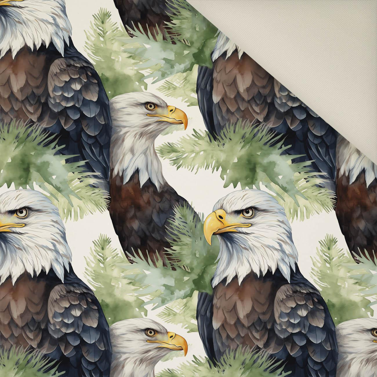 PASTEL BALD EAGLE- Welur tapicerski