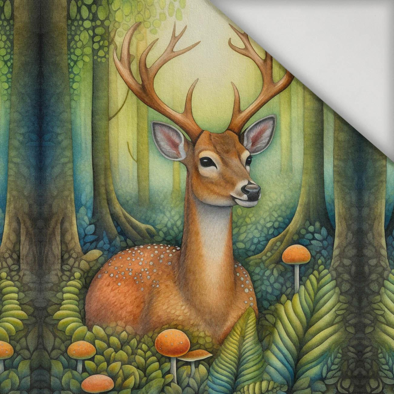 BOHO DEER - panel (60cm x 50cm) lycra 300g