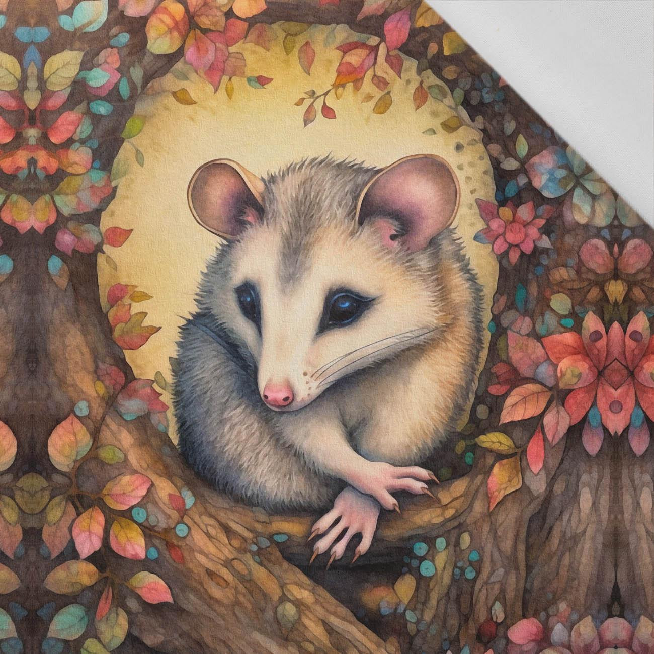 BOHO MOUSE - panel (75cm x 80cm) tkanina bawełniana