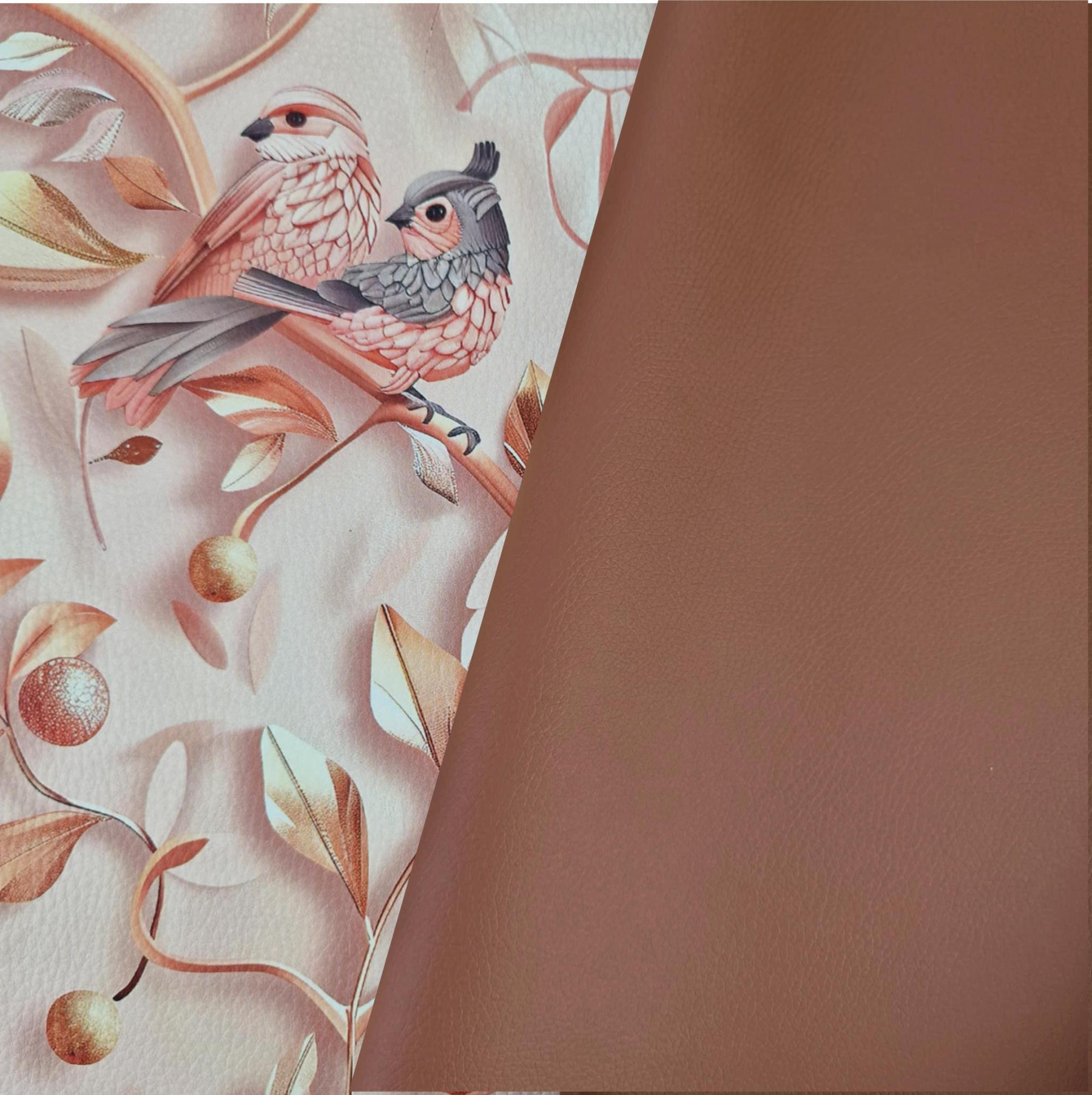BRĄZOWA (46 cm x 50 cm) - ekoskóra matowa