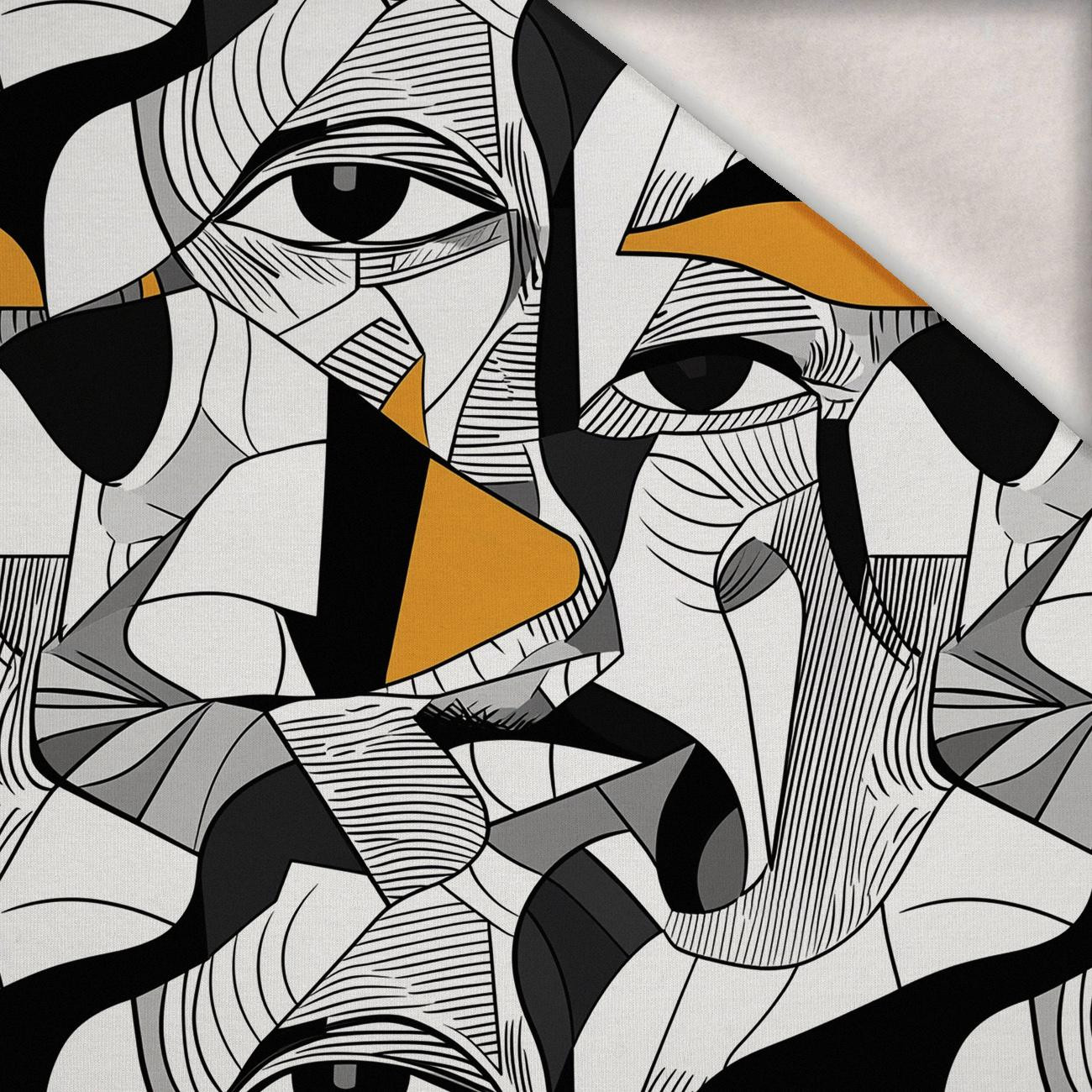 EYES WZ.3 - dzianina drapana z elastanem ITY