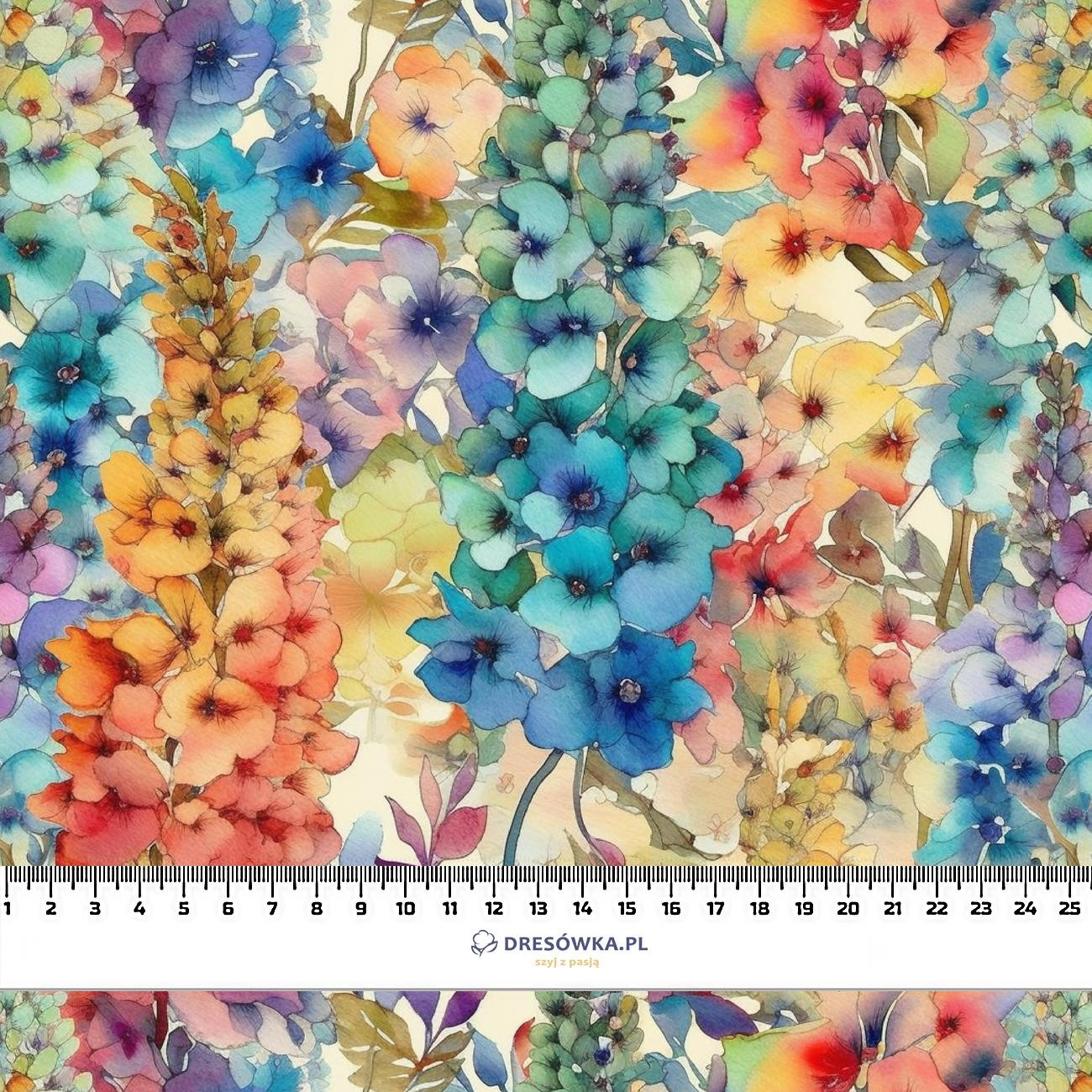 FLOWERS WZ.40- Welur tapicerski