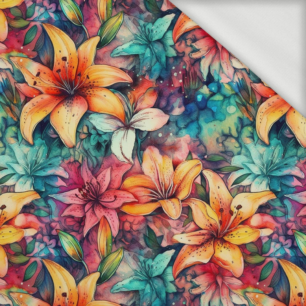 FLOWERS WZ.41 - dresówka pętelkowa