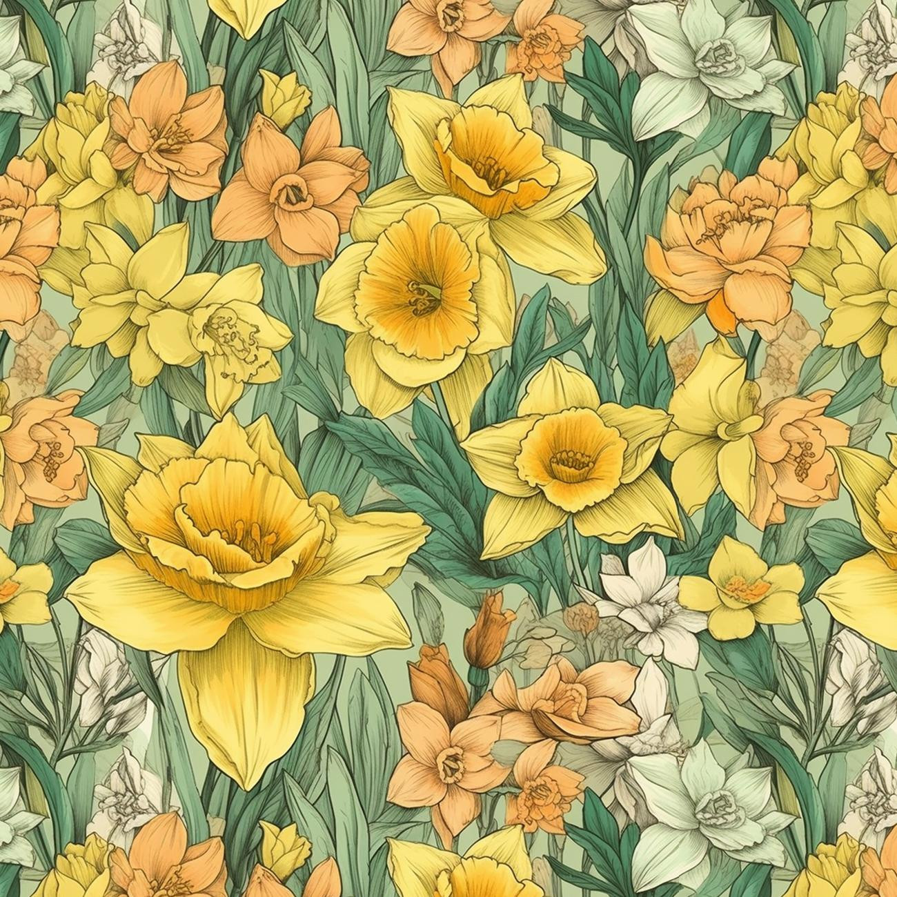 FLOWERS WZ.52 - dresówka pętelkowa