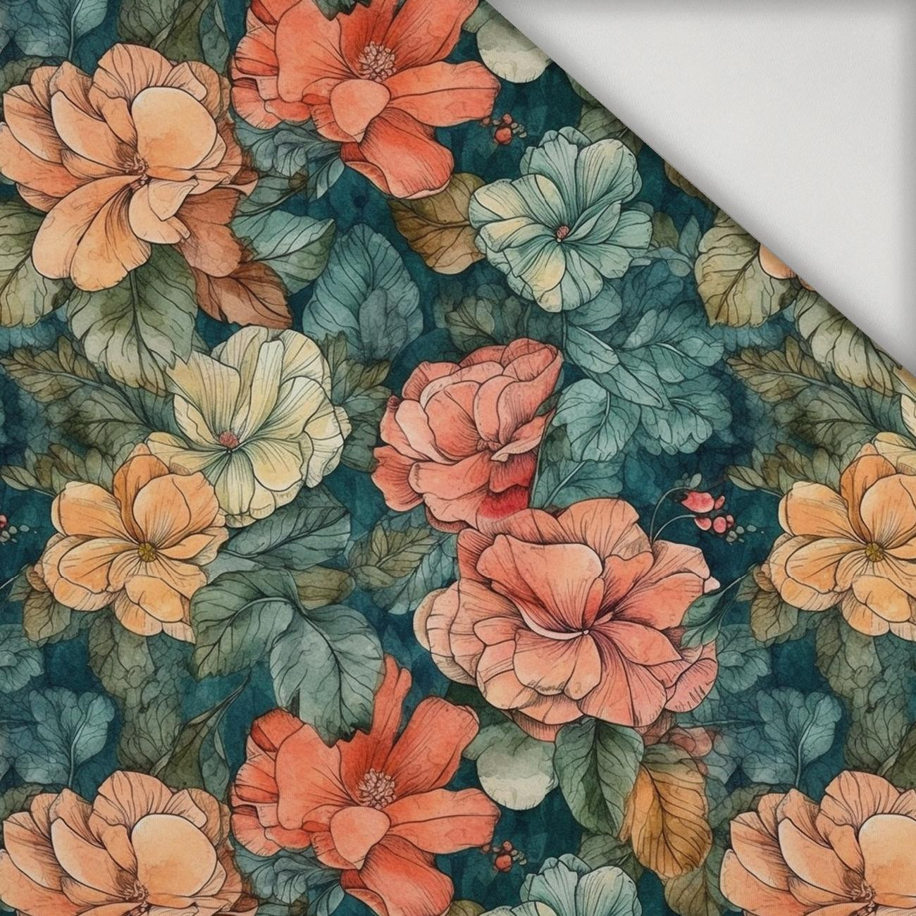 FLOWERS WZ.53 - tkanina szybkoschnąca