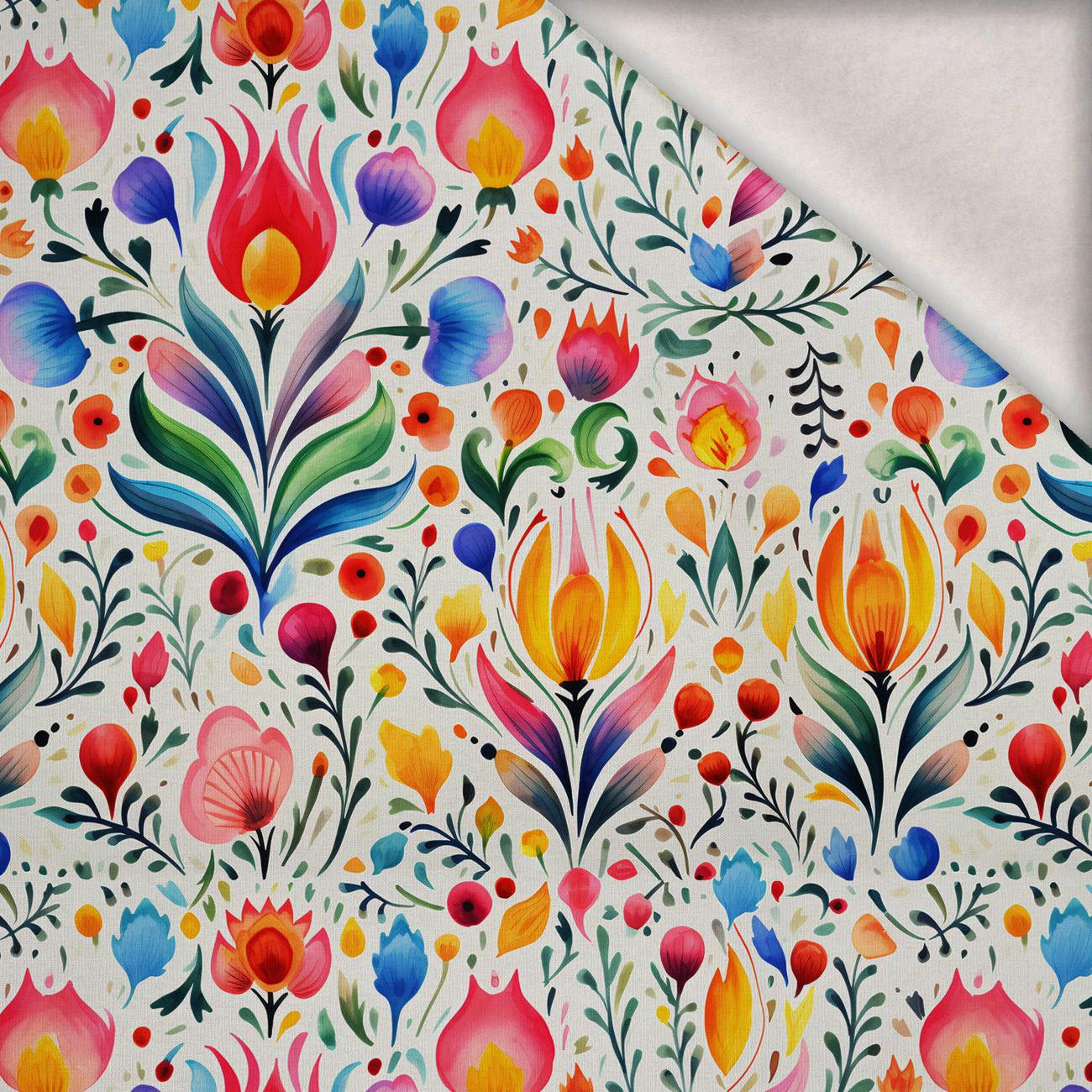 Folk Art wz.14 - dzianina drapana z elastanem ITY