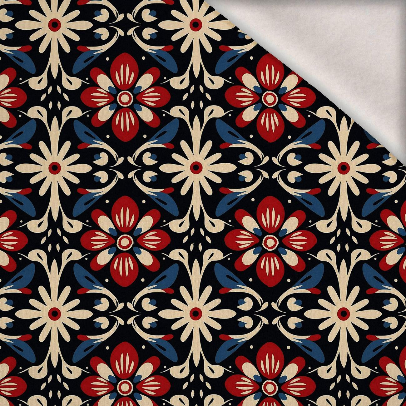Folk Art wz.1 - dzianina drapana z elastanem ITY