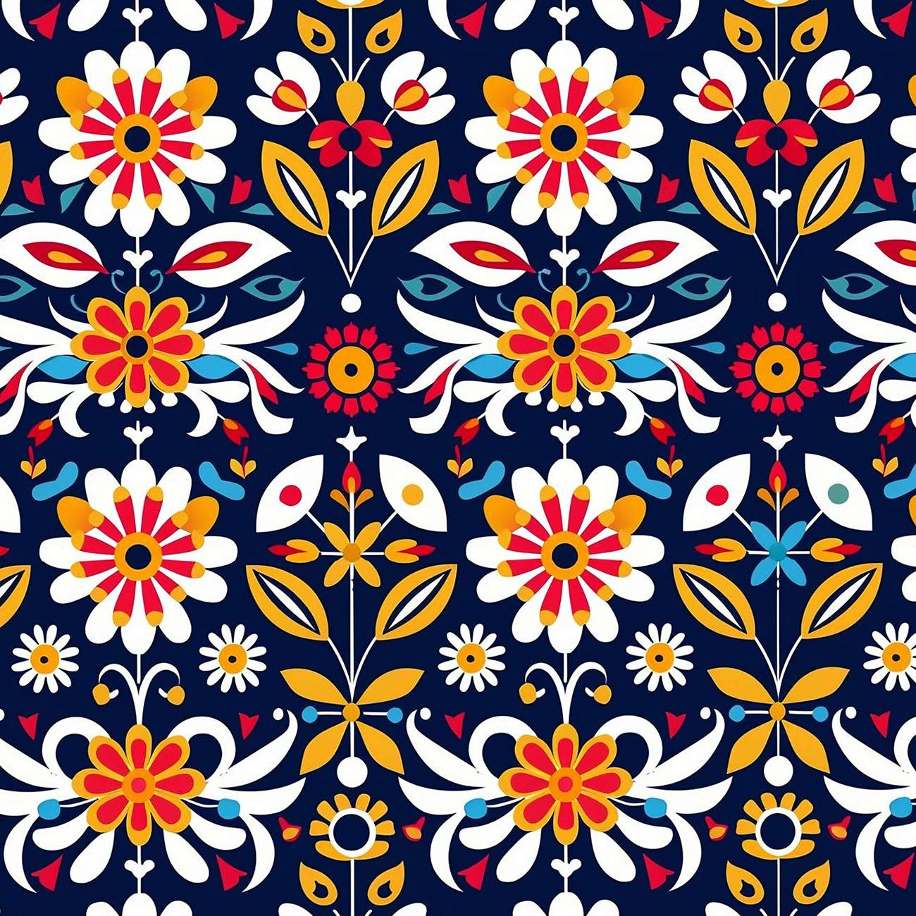 Folk Art wz.3 - dzianina drapana z elastanem ITY