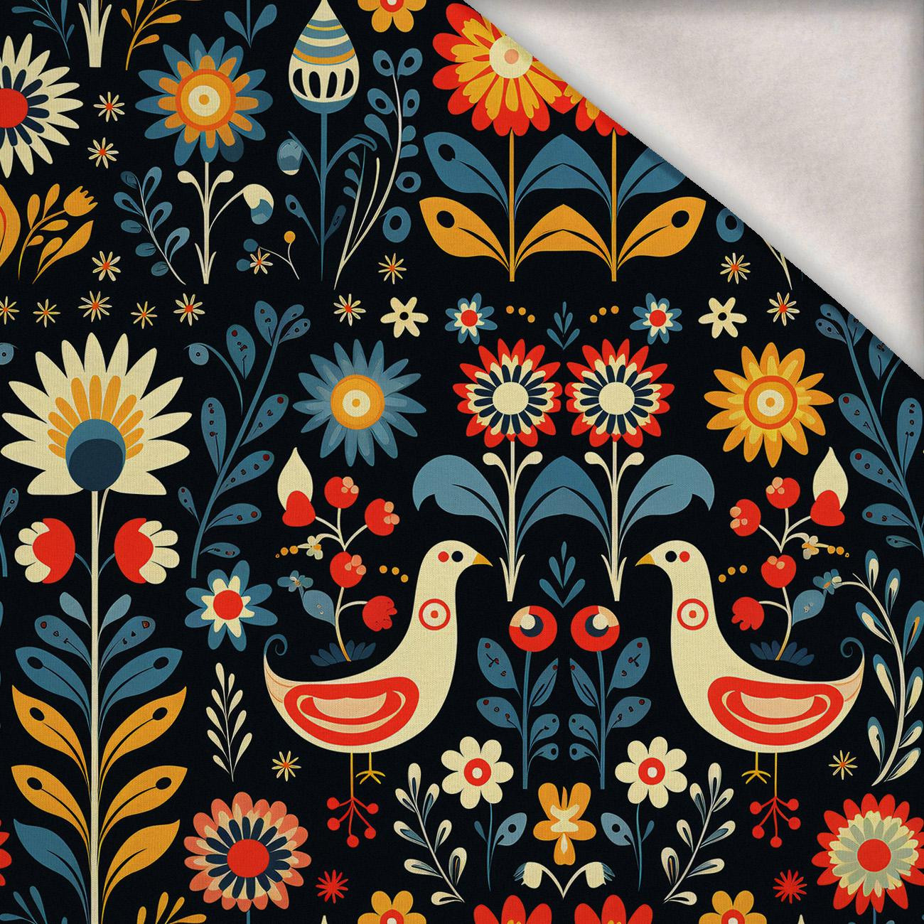 Folk Art wz.9 - dzianina drapana z elastanem ITY