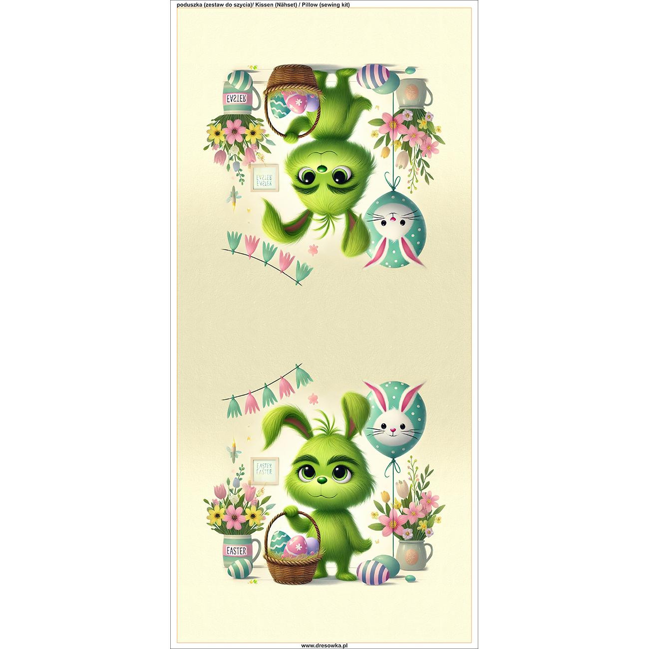 PODUSZKA 45X45 - FUNNY EASTER wz.3 PRANKSTER - zestaw do uszycia