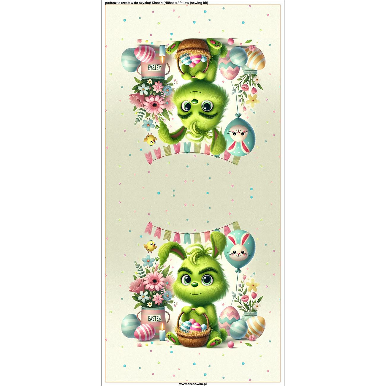 PODUSZKA 45X45 - FUNNY EASTER wz.5 PRANKSTER - zestaw do uszycia