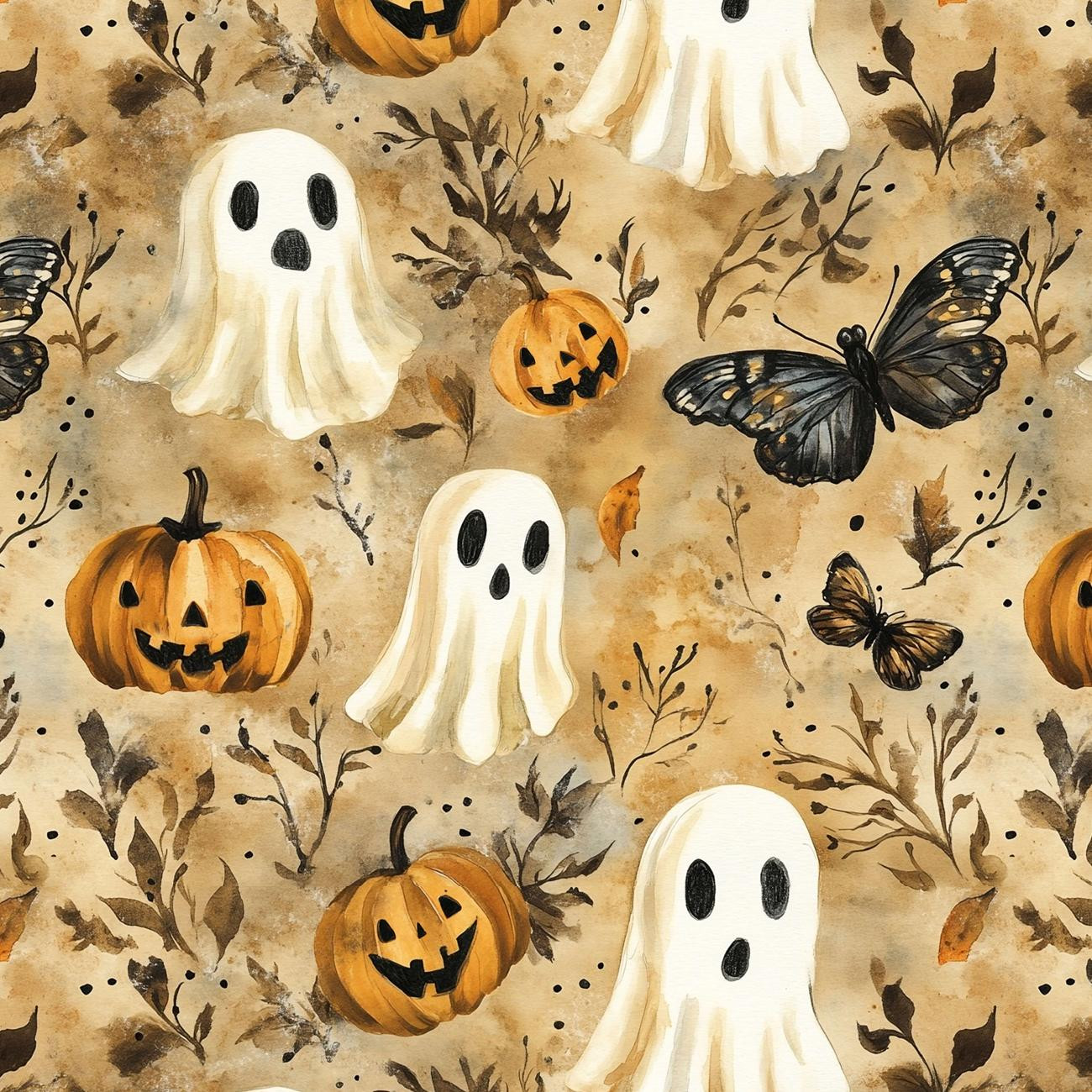 HALLOWEEN WZ. 34 - Hydrofobowa dzianina drapana