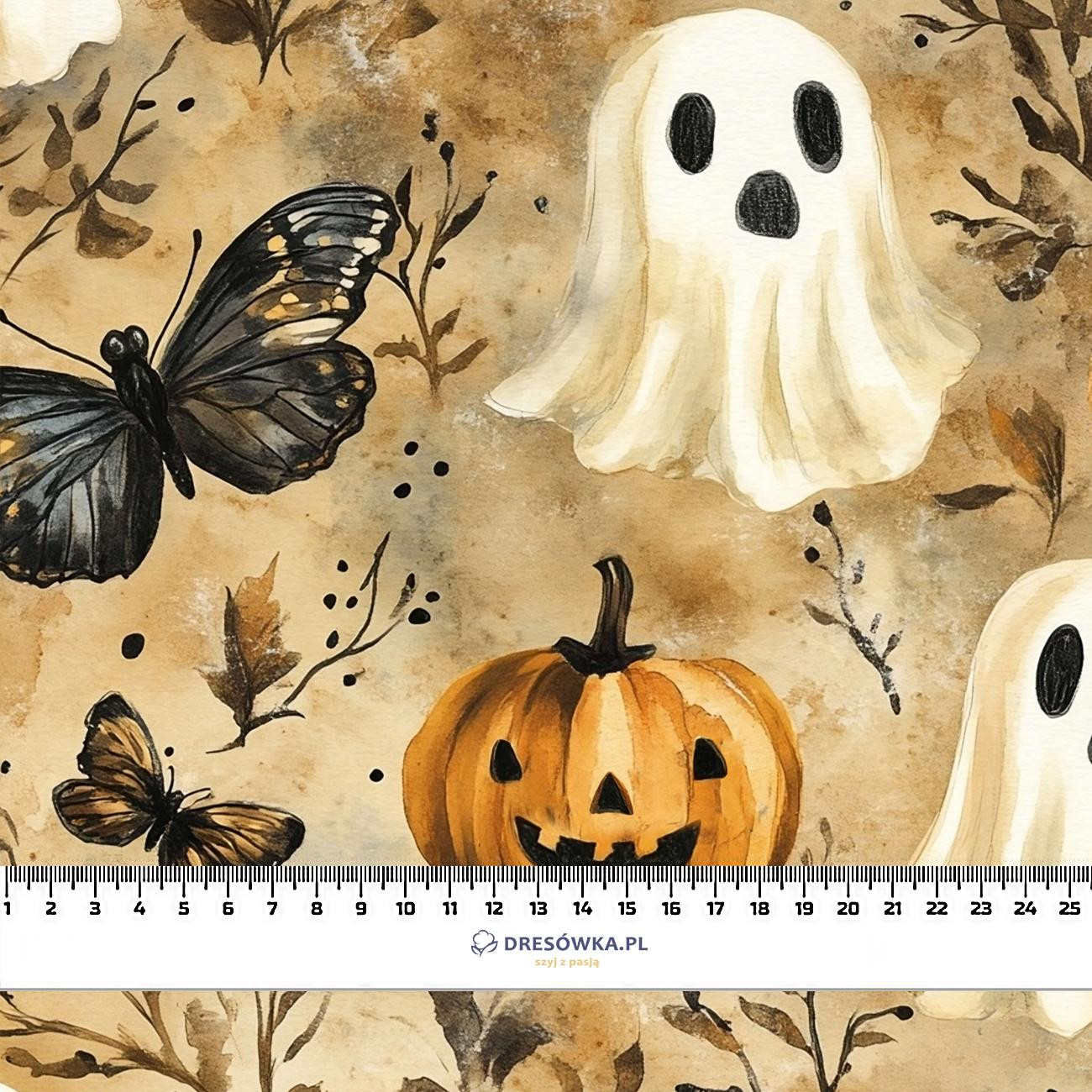 HALLOWEEN WZ. 34 - Hydrofobowa dzianina drapana