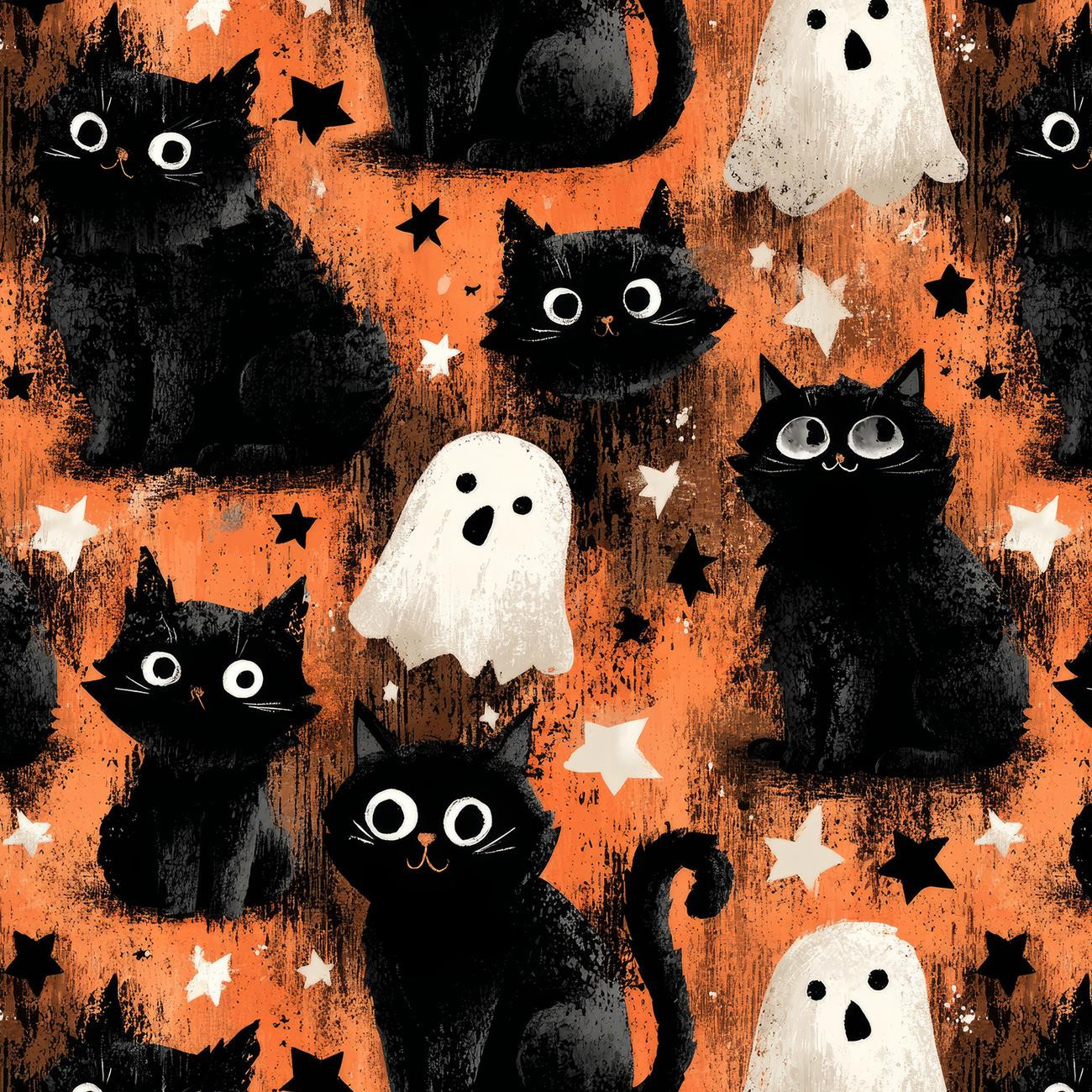 HALLOWEEN WZ. 36 - dzianina drapana z elastanem ITY