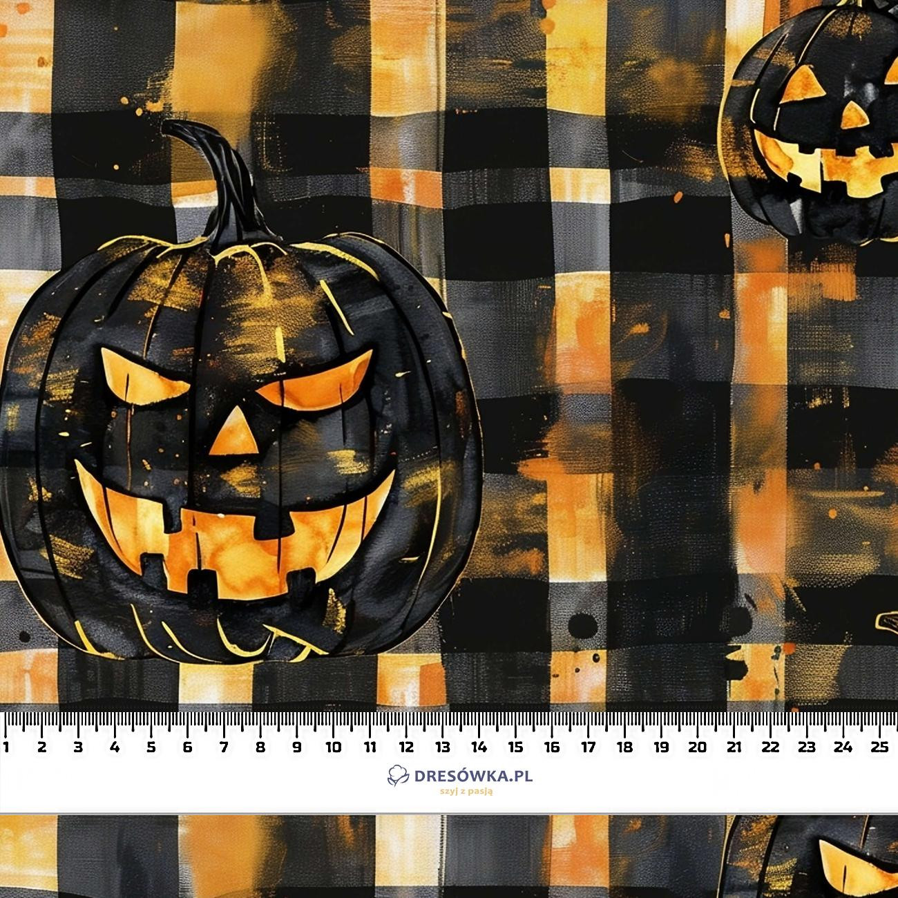 HALLOWEEN WZ. 39 - Hydrofobowa dzianina drapana