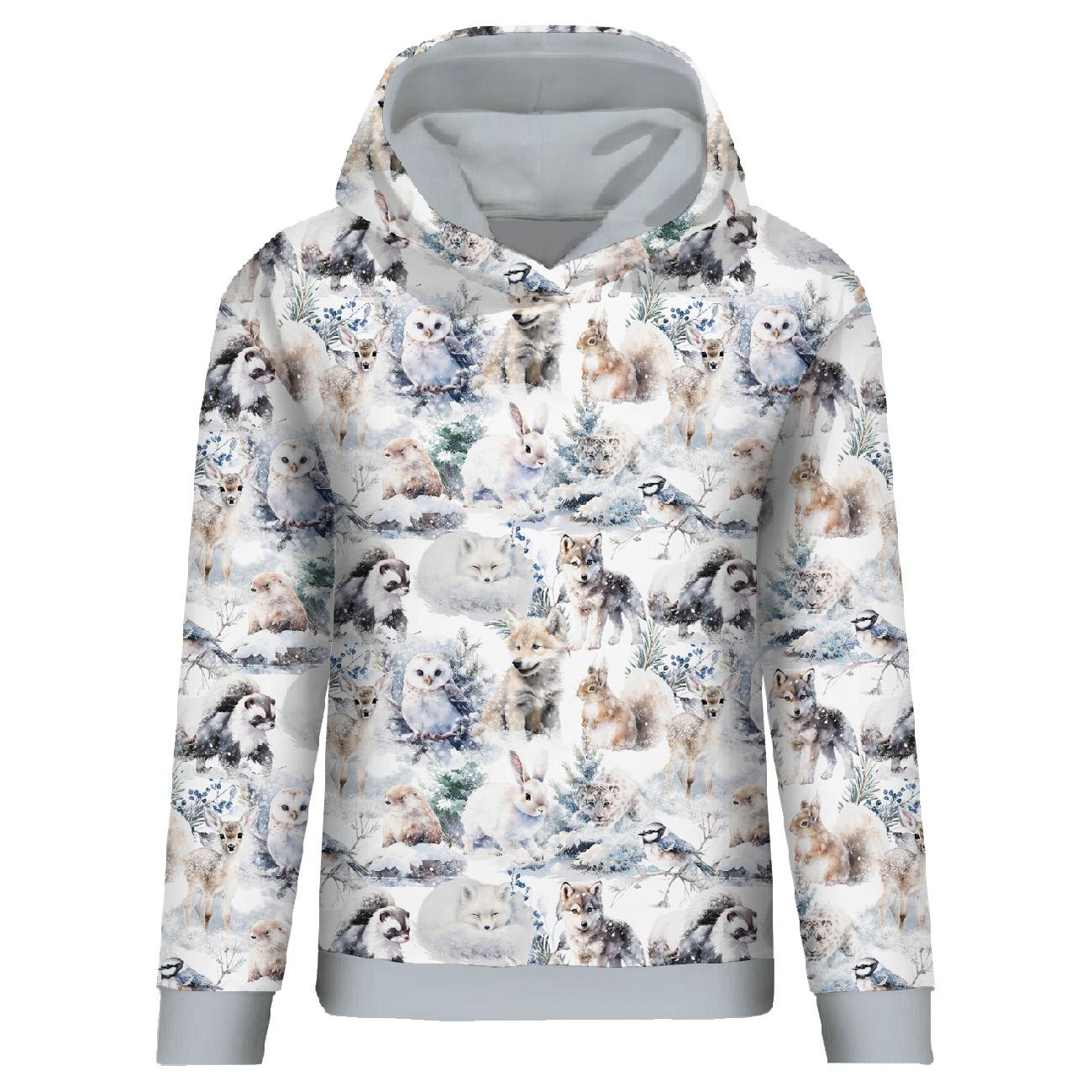 PASTEL ANIMALS WZ.1 - dresówka pętelkowa
