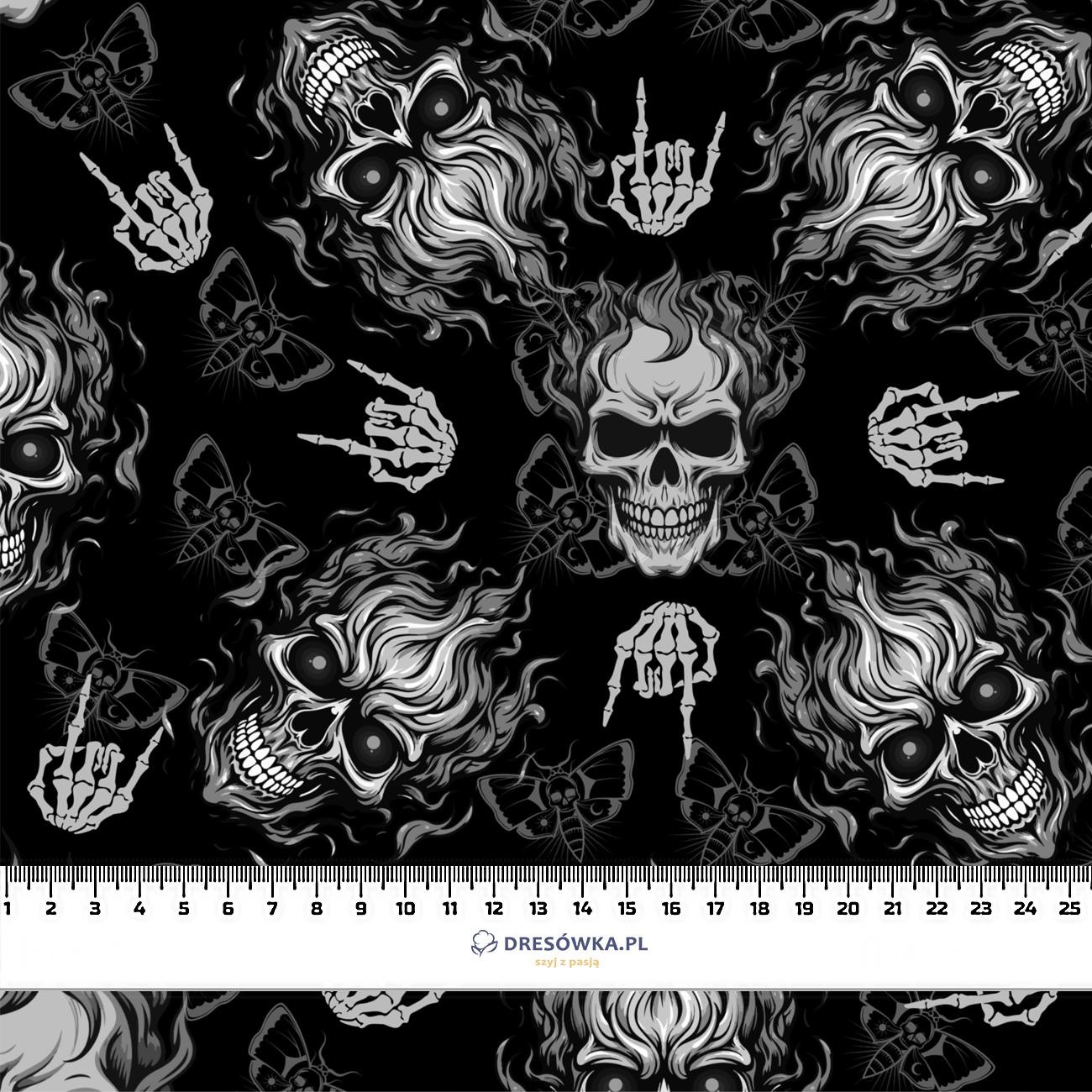 METAL WZ. 1 - dzianina pętelkowa z elastanem ITY