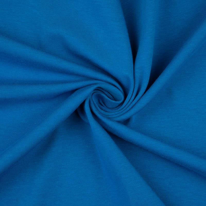 B-33 - CLASSIC BLUE / niebieska - dzianina t-shirt z elastanem TE210