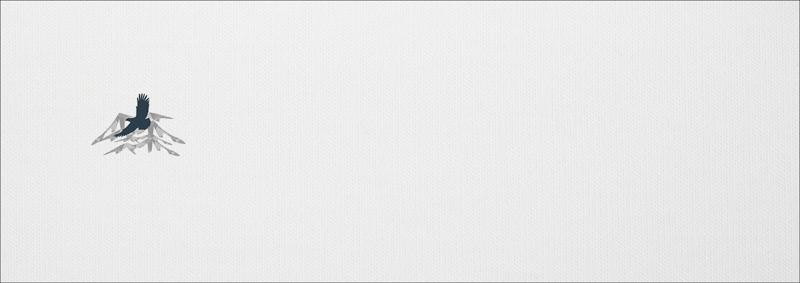 ORZEŁ (ADVENTURE) / biała - Panel panoramiczny - dzianina pętelkowa z elastanem