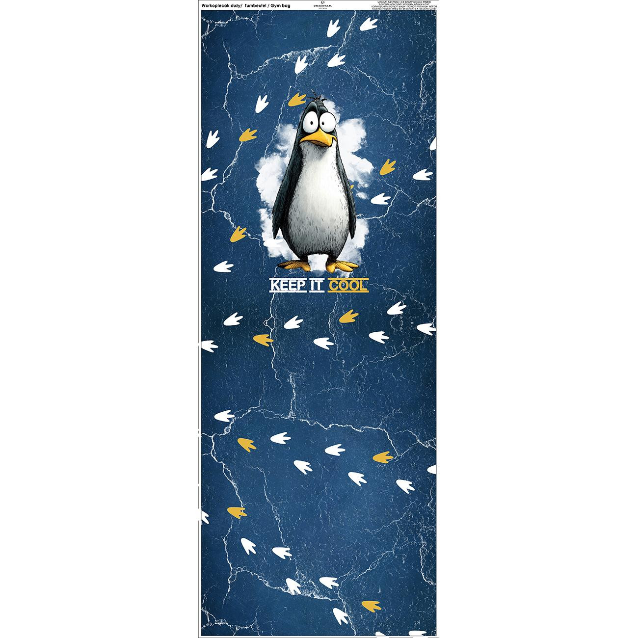WORKOPLECAK - PENGUIN DASH - zestaw do uszycia
