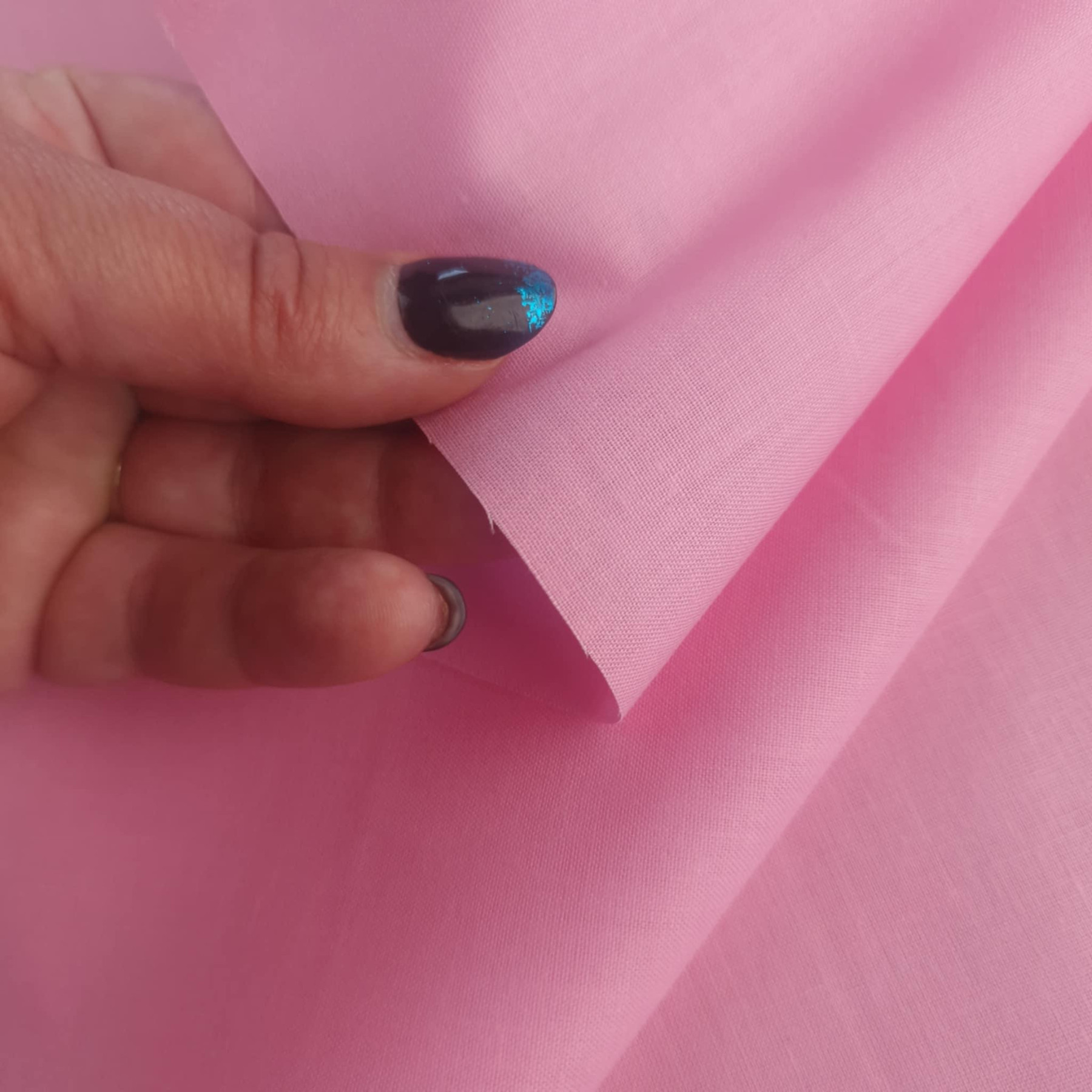 RÓŻOWY (PINK) - tkanina bawełniana