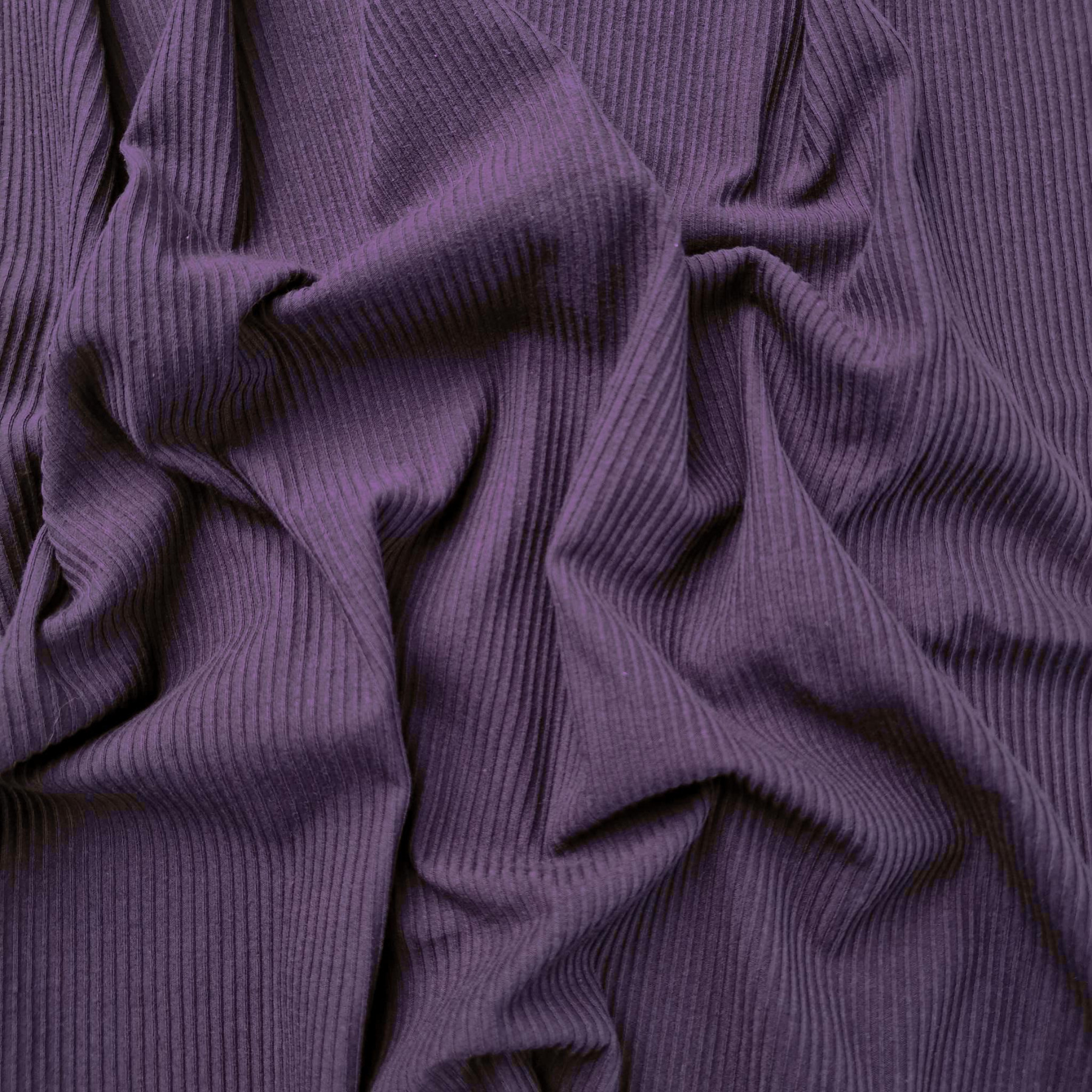RIB JERSEY - ŚLIWKOWY (plum)