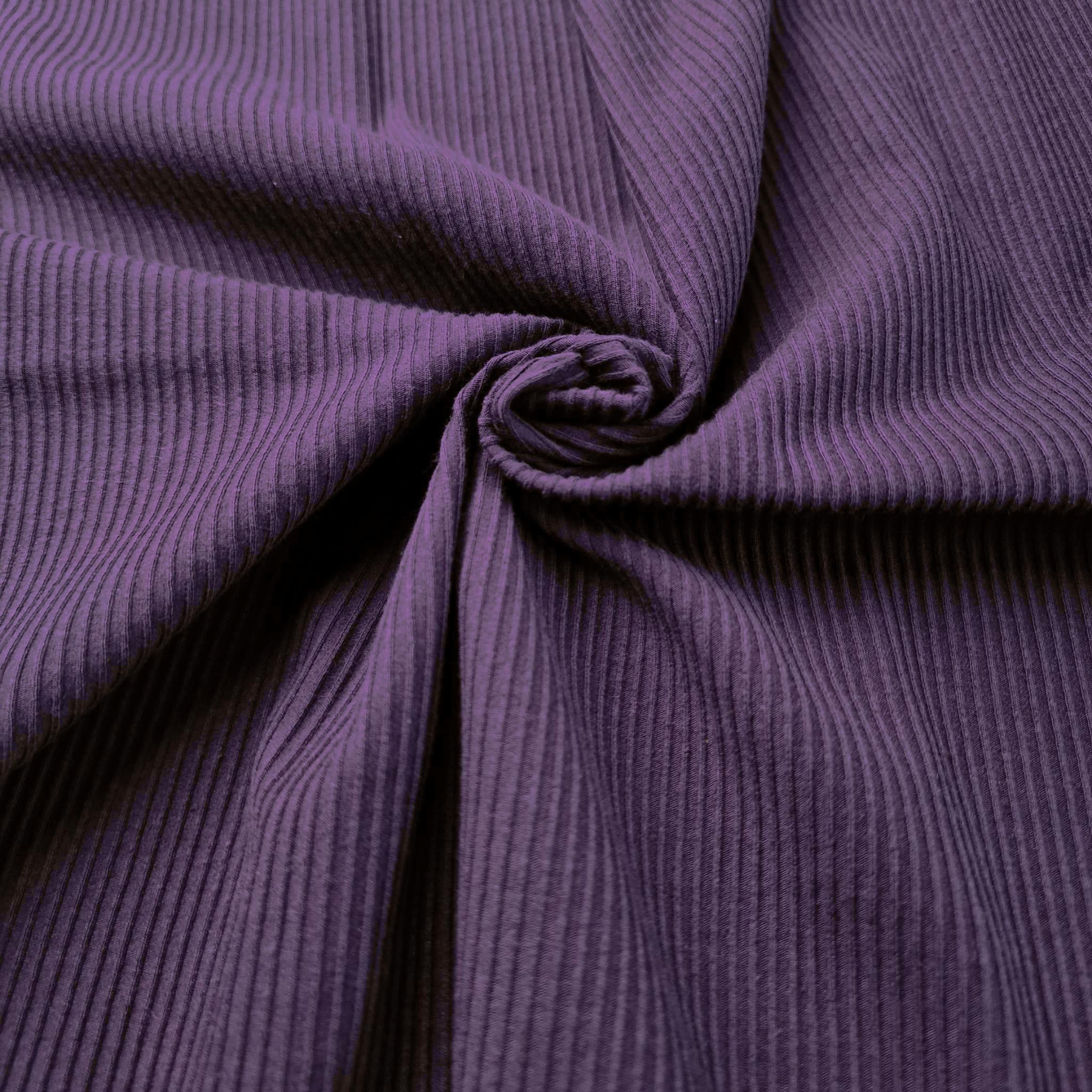 RIB JERSEY - ŚLIWKOWY (plum)