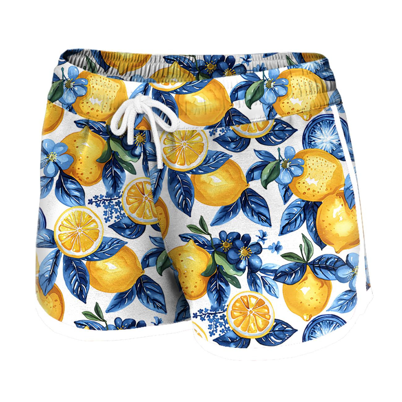 Damskie spodenki kąpielowe - TUTTI FRUTTI WZ.16 - zestaw do uszycia