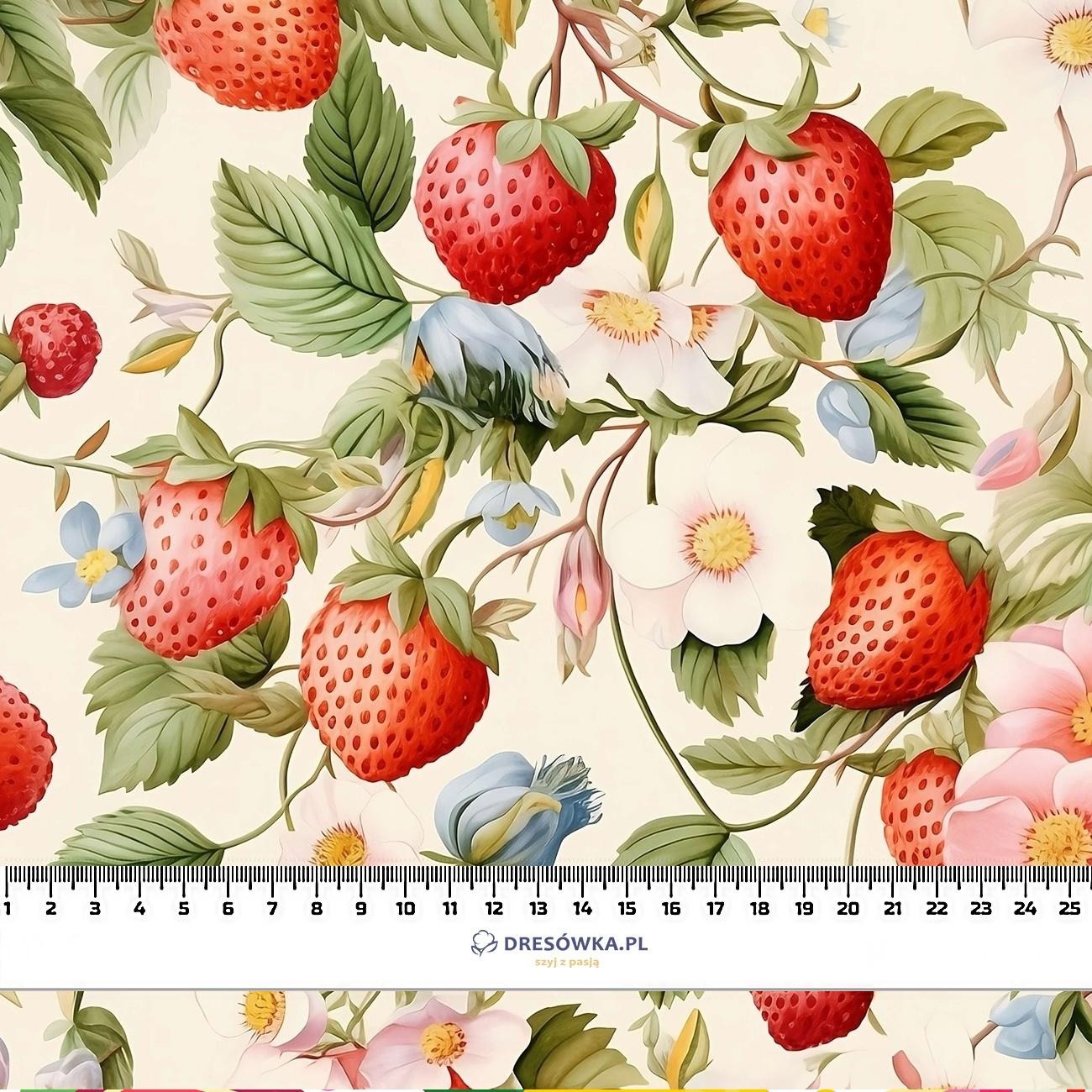 Tutti Frutti wz. 8 - lekka dzianina drapana