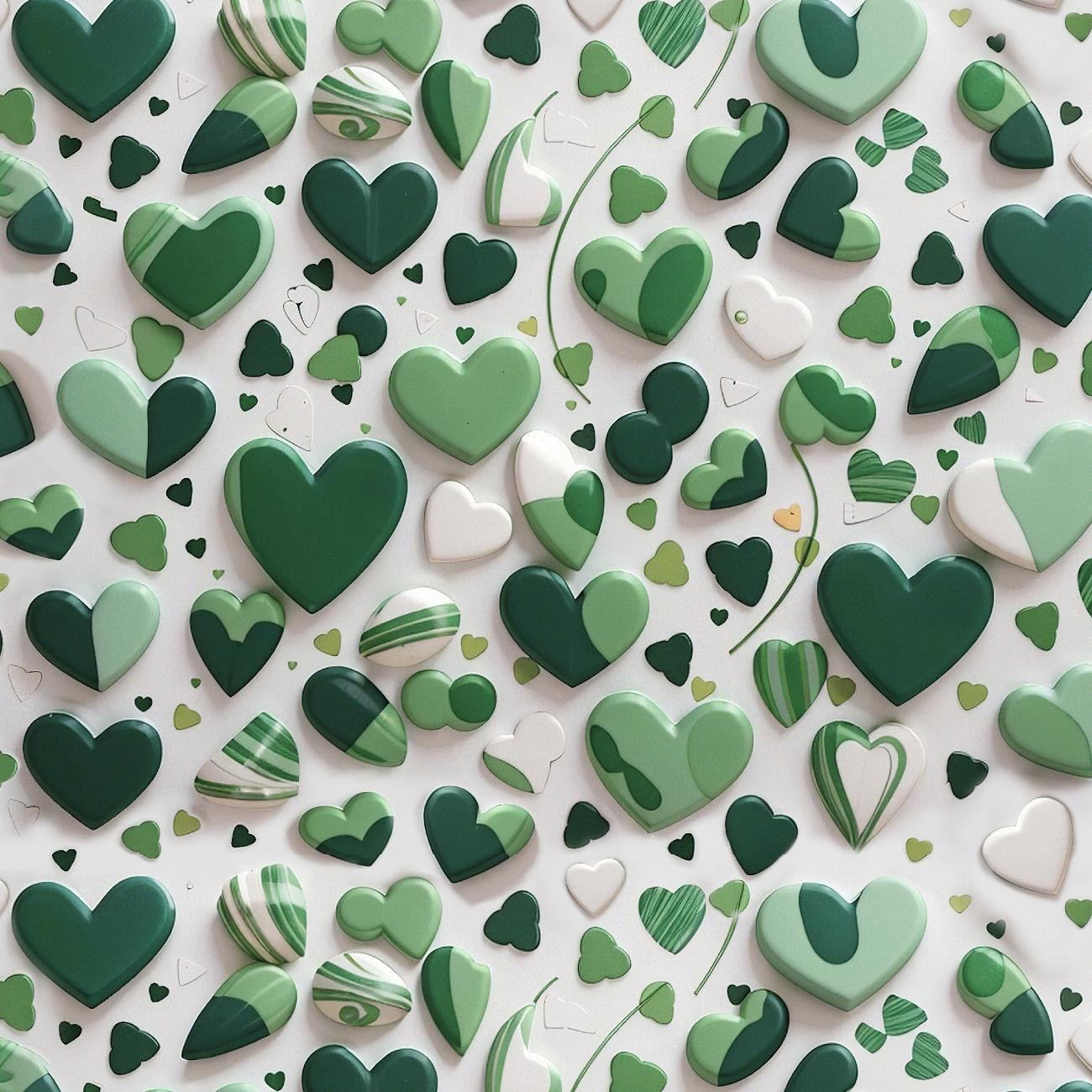 VALENTINE'S DAY 4 - Muślin bawełniany