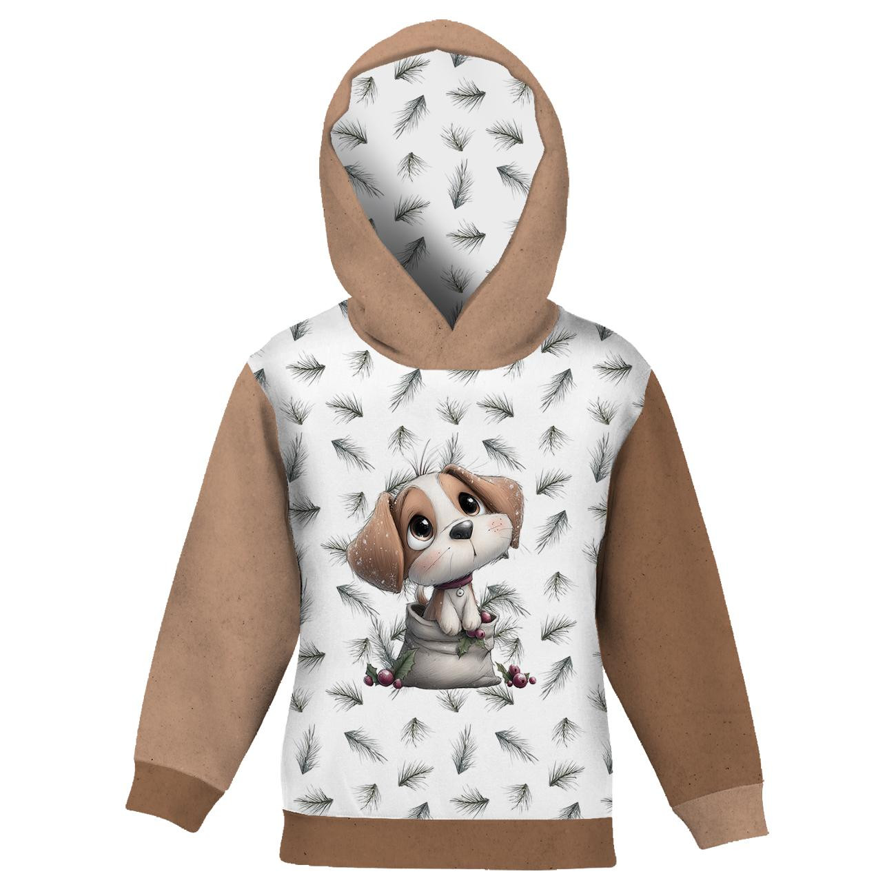DZIECIĘCA BLUZA Z KAPTUREM (ALEX) - WINTER ANIMALS wz.20 - zestaw do uszycia